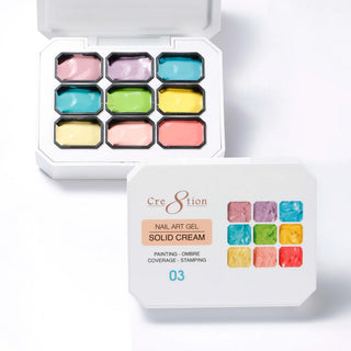 Cre8tion Nail Art Solid Cream Gel