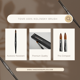 Take Over “TBP” 100% Kolinsky Brush