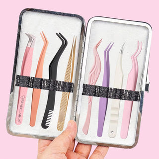 Leather Lash Tweezer Case