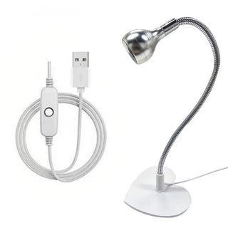 Gooseneck Heart Base UV/LED Lamp
