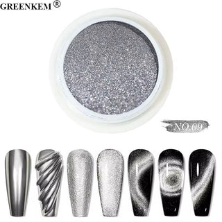 5D Cat Eye Nail Powder