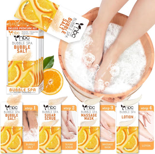 NBC Beautilab Deluxe Pedicure Kit “Orange “ 50 Sets