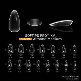 SOFGEL SOFTIPS PRO™ XV NATURAL - ALMOND