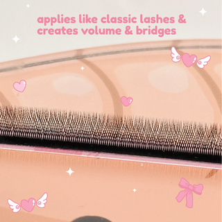 elan Lovely YY lashes + 1 mini lash glue 0.05 CC