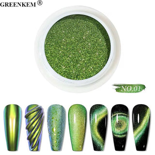 5D Cat Eye Nail Powder