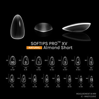SOFGEL SOFTIPS PRO™ XV NATURAL - ALMOND