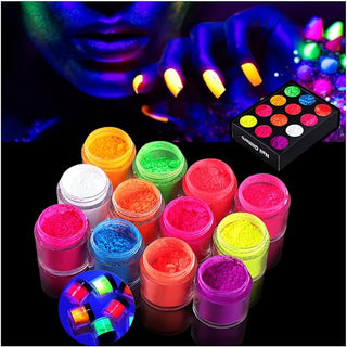 12 Color Pigment Nail Powder