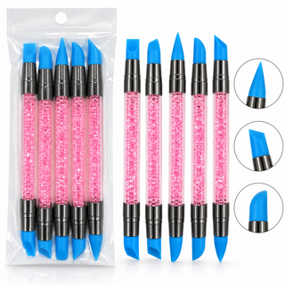 Dual Ended Silicone Brush Set 5pc