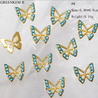Butterfly 3D Nail Charms 2pc