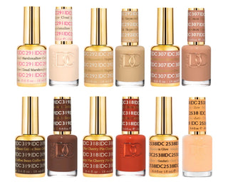 DND DC Pumpkin Spice Gel & Lacquer 6pc Bundle