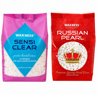 WAXNESS Russian Pearl 2.2lb & Sensi Clear 2.2lb