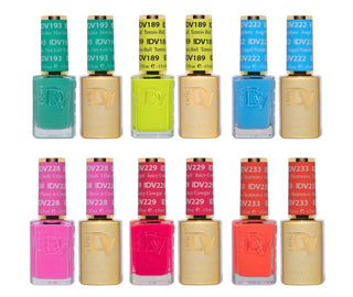 DND Diva Hot Girl Summer Gel & Lacquer 6pc Bundle