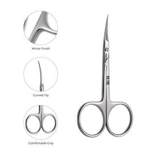 NGHIA Cuticle Scissors KD.705 /99mm (Stainless Steel)