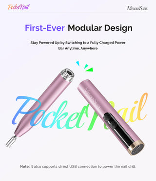 MelodySusie PC100GR Pocket Nail Drill with Power Bar