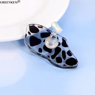 Cow Print Nail Stand