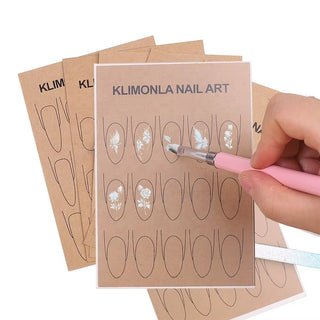 Nail Art Design Practice Cards