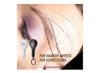 Retractable Brow Mapping String Pre-inked Microblading String for Eyebrow Marking Measuring String for Eyebrow (White)