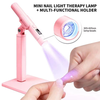 Mini Stand Nail Lamp with Silicone Head