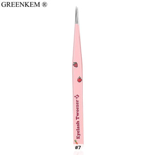 Pink Fruit & Veggie Eyelash Extension Lash Tweezers