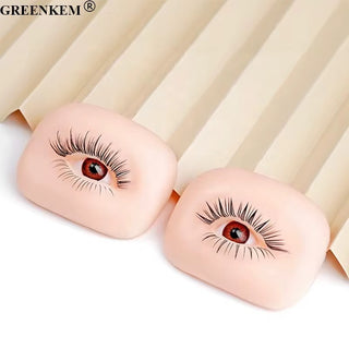 Silicone 5D Eyelash Practice & Eyebrow Pattern Eye Model