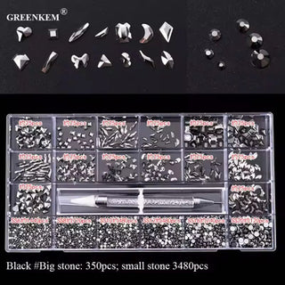 Nail Rhinestone 20 Grid Pack