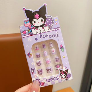 Infant Press On Nails: Kuromi Self