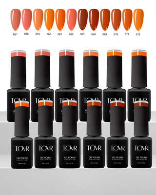 Take Over “Orange Crush” Gel Polish Collection 12pc