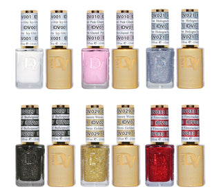 DND Diva Holiday Gel & Lacquer Duos - 6pc Bundle