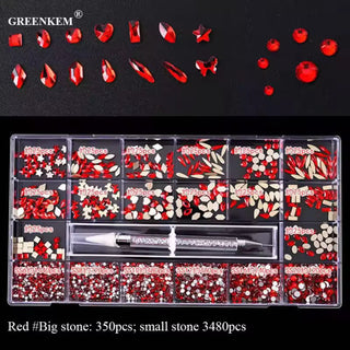 Nail Rhinestone 20 Grid Pack