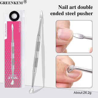 Stainless Steel Double-Ended Cuticle Pusher