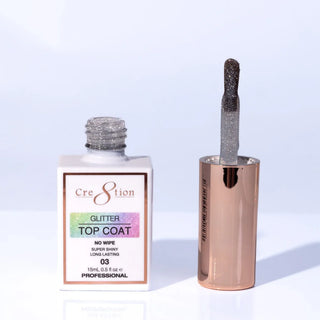 Cre8tion Glitter Top Coat 01 15ml