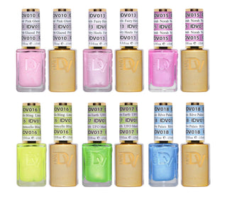 DND Diva Glitter Gaze - Gel & Lacquer Duo 6pc Bundle