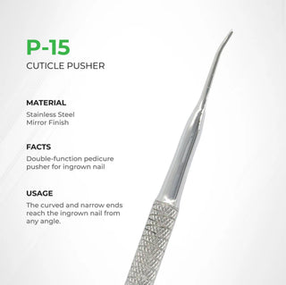 NGHIA Cuticle Pusher - P-15 (Stainless Steel)