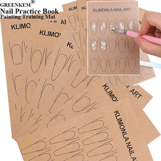 Nail Art Design Practice Cards