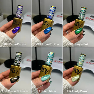 DND DIVA 9D Cat Eye Glassball - 12 Set