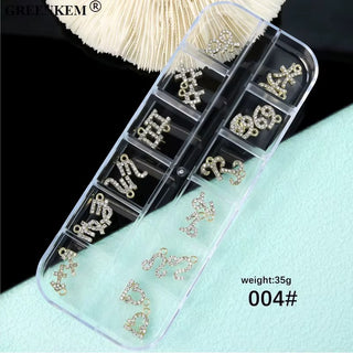 Celestial Zodiac Nail Charms
