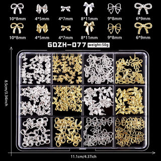Luxe Bow Nail Charm Assortment
