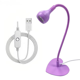 Gooseneck Heart Base UV/LED Lamp