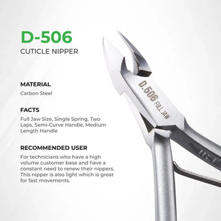 NGHIA Cuticle Nipper D-506 (Stainless Steel)