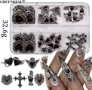 Retro Western Nail Charms
