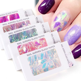 Nail Aurora Glass Paper