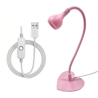 Gooseneck Heart Base UV/LED Lamp