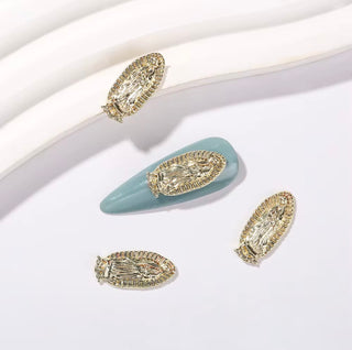 Virgin Mary Nail Charm 2pc In Pack