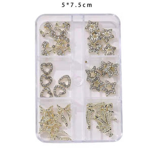 3D Metal Nail Art Charm Mix