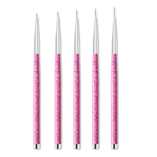 Nail Art Liner Brush Set – 5 Piece