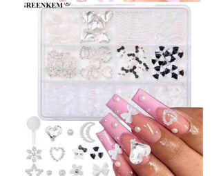 Nail Charm 12 Grid Pack