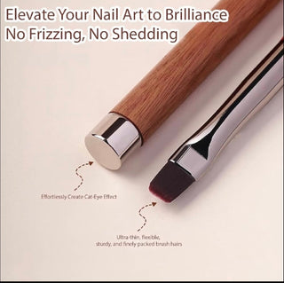 Nail Art Brush with Cat-eye Magnet