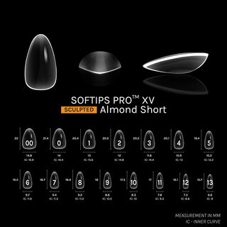SOFGEL SOFTIPS PRO™ XV SCULPTED - ALMOND