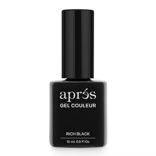 Apres Rich Black Gel Polish