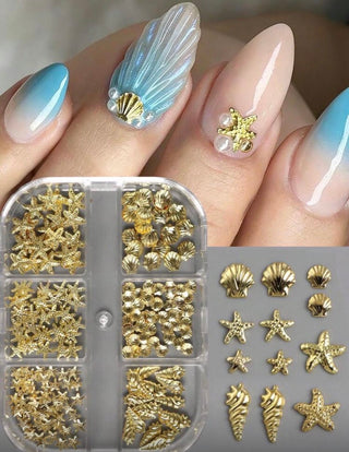 3D Metal Nail Art Charm Mix